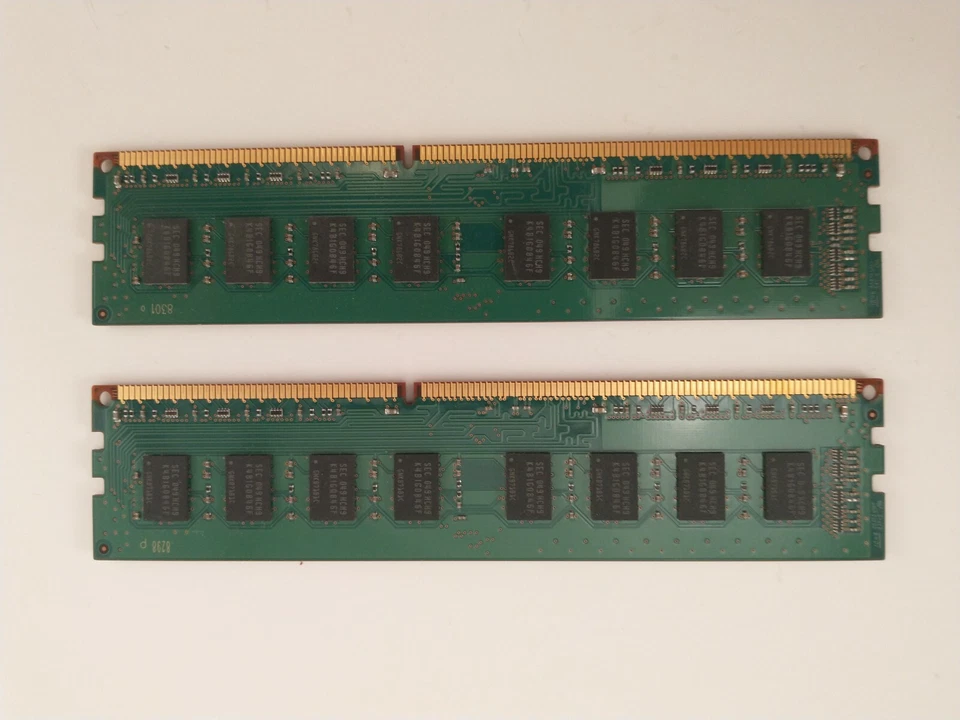 HP Samsung 4GB(2X2GB) PC3-10600 1333Mhz non-ECC Unbuffered CL9 240-Pin DIMM - Image 2 of 2