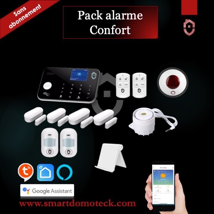 Système d'alarme connecté Confort pour maison connectée et sereine