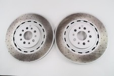Maserati Levante S Trofeo front brake disc dimpled rotors TopEuro #1566