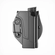 Orpaz G17 Holster, Compatible with Glock 17 Holster, Level II OWB Holster Paddle