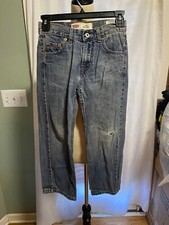 Vintage Levi 550 Denim Jeans boys size 8 reg