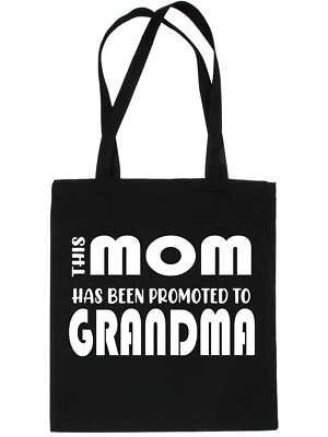 Print4U This Mom Promoted to Oma Tragetasche Geburtstagstasche wiederverwendbare Einkaufstasche 