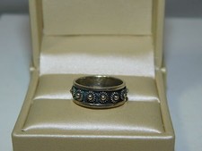 Vintage Southwestern 925 Sterling Silver Mexico TR-09 Band Size 6 Ring 5g 16