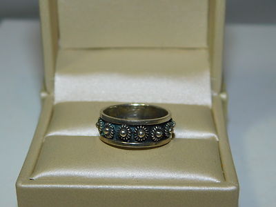 Vintage Southwestern 925 Sterling Silver Mexico TR-09 Band