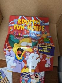 Krusty's Fun House for Nintendo NES Complete in Box with poster The Simpsons