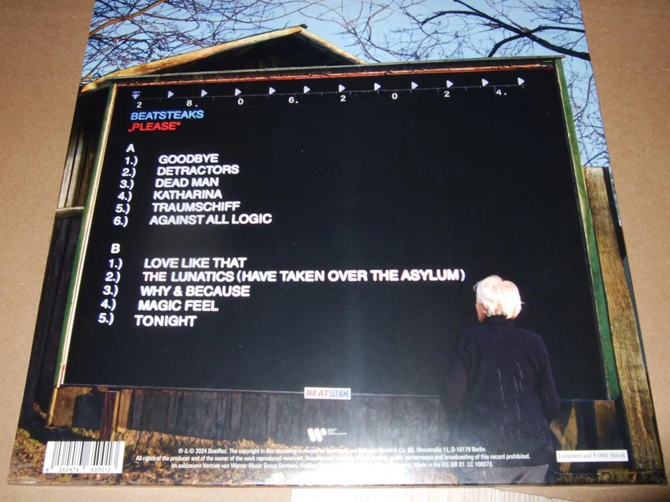 BEATSTEAKS : PLEASE STILL SEALED LIMITED EDITION WHITE VINYL LP 2024 BEAT REC EU - Bild 2 von 2