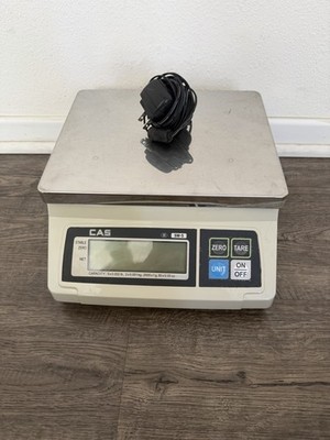 CAS SW-5 Digital Bench Scale 5 lb Capacity with Power Adapter