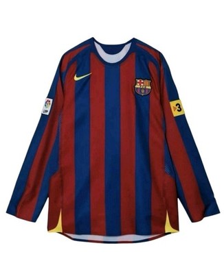 FC Barcelona Ronaldinho 04-05選手支給モデル 長袖 Nike Ronaldinho FC Barcelona 2005/06 Reissue Long Sleeve Jersey