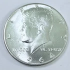1964-D Kennedy Half Dollar (90% Silver ) MS MINT STATE DETAILS FREE SHIP #8520