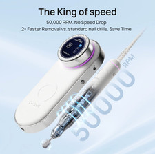 ONAIL Pro Max Nail Drill with Control Box + 2 Handpieces, 50,000 RPM BRAND NEW