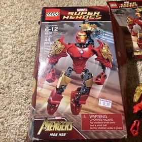 LEGO Superheroes IRON MAN Figure 4529 Marvel Avengers Complete w/ Box + Manual