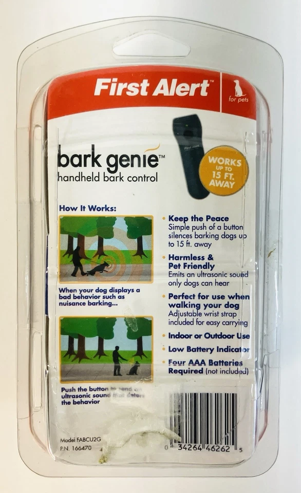 First Alert Bark Genie Handheld for Pet Animal Dog Bark Control Device - NEW! - Image 2 of 3