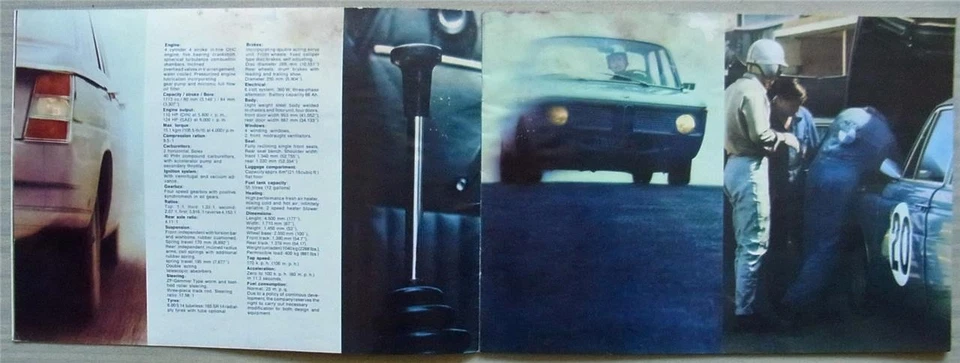 Folleto de venta de autos BMW 1800 TI 1965-66 #12189 E 50 III/66 Foto 4 de 4