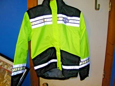 Harley-Davidson Men's Yellow Hi Vis Reflective Rain Suit Set Small Jacket, Pants