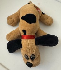 Pound Puppies Mini Plush 7" Brown Black Spots 1986 Dog Stuffed Vintage Tonka