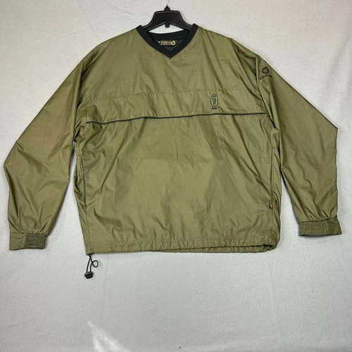 Sunderland of Scotland Pullover Weatherbeater Rain Jacket Mens XL Olive Green image 2