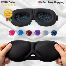 3D Eye Mask Sleep Soft Padded Blindfold Travel Sleeping Aid Cover Lightweight