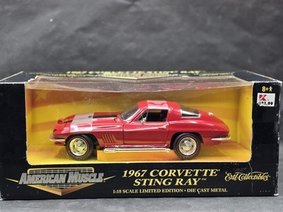 Ertl American Muscle 1967 Chevy Corvette 427 L-71 Sting Ray Red 1
