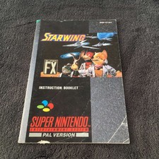 Super Nintendo Starwing UKV Good Condition