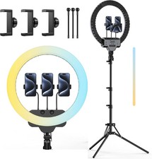 22 Inch RGB 36W Ring Light For Video Photo 2700K - 6500K 3D-56
