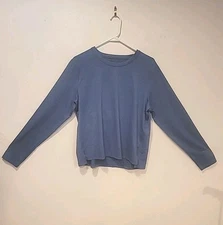 All In Motion Blue Open Back, Long Sleeve Tee, Size XL, NWT