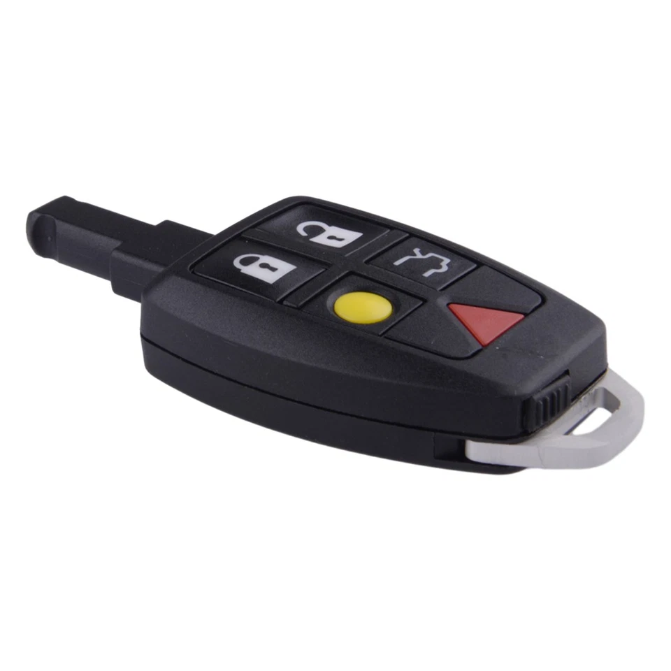 Black 5Buttons Remote Key Shell Case Fob fit for Volvo C30 C70 S40 V50 - Image 2 of 4