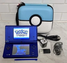 Nintendo DSi Console 32 GB w/ 15+ Pokemon Games + Charger & Case (See Details)