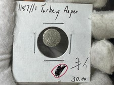AH1187/1 Turkey Asper Coin
