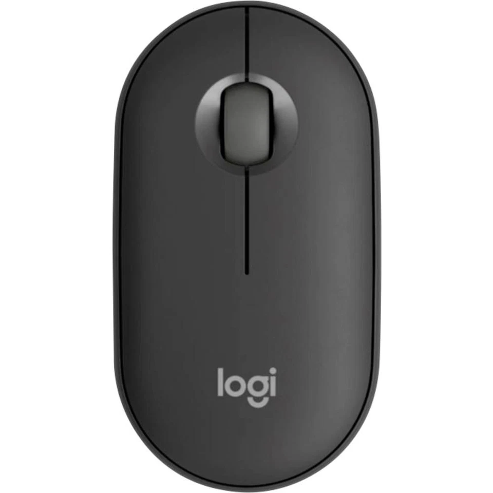 Logitech Pebble Mouse 2 M350s Maus Bluetooth® Optisch Graphit 3 Tasten 400 dpi,