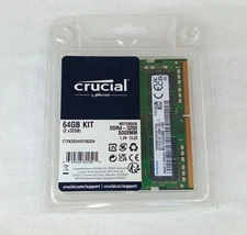 Crucial 64GB RAM Memory Kit (2x 32GB) DDR4-3200  CT2K32G4SFD832A