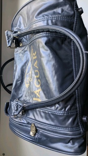 Dark Blue Jaguar Duffel Bag/Holdall. Vintage 90s Retro Bag.