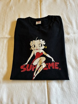 Supreme Black Betty Boop T-Shirt Medium | eBay UK