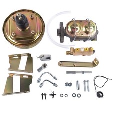 8 Brake Booster Conversion Kit For 1960-1966 Chevy C10 C20 Zinc Discdrum Valve