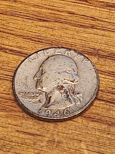1946 Washington Quarter 90% Silver GOOD  SILVER