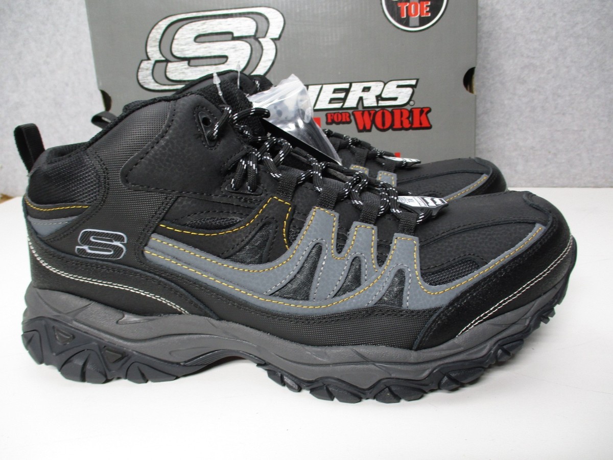 Skechers - Mens Holdredge- Rebem Shoe, size 10 Wide US mens, color black Skechers Holdredge Rebem Mens Work Shoe Size 9 Wide Black  main image 4