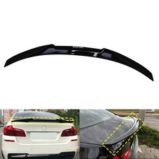Schwarz Spoilerlippe Flügel Lippe für BMW 5er F10 Heckspoiler 2010-2017 M4 Stil