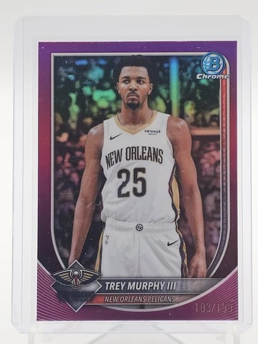 TREY MURPHY III 2025-26 BOWMAN CHROME FUCHSIA REFRACTOR /199 #BCV-141 Q7082