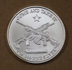 Molon Labe Come and Take it III Sparton Warrior 1 Troy oz .999 Silver Round