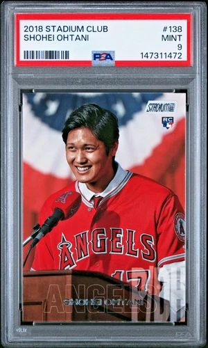 2018 Topps Stadium Club Shohei Ohtani RC #138 PSA 9