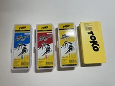 Toko Base Performance Waxes / 120g / Blue, Red, Yellow w/nylon brush