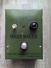 Vintage Sovtek Bassballs Pedal Green Russian Electro Harmonix EHX Works!