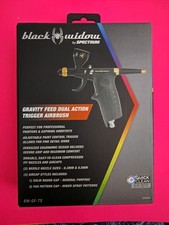 NEW - BLACK WIDOW Precision-Control, Gravity-Feed, Dual-Action Airbrush #70130