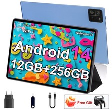 2026 Newest Android14 8-Core 10inch Tablet 12GB 256GB ROM Widevine L1 Wifi Touch
