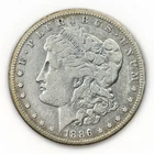1886 S Morgan Silver Dollar $1 VF Details Cleaned Better Date Old Silver Coin US