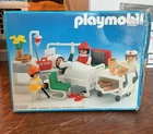 Vintage Playmobil 3495 Hospital Patient Recovery Room Play Set In Box