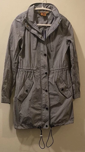 Giacca leggera donna Tory Burch taglia 0 blu bianco a quadri