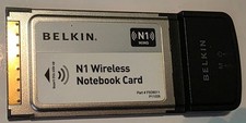Belkin N1 Wireless Notebook Card USED 