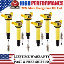 Pack of 6 Ignition Coil + Spark Plug For Toyota Solara Sienna 3.3L V6 2004-2006