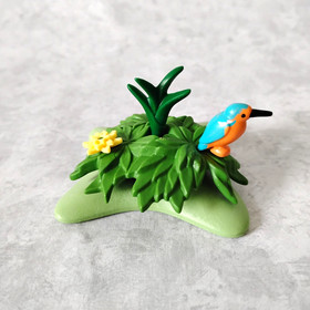 Playmobil Plant Flower Kingfisher Bird Green Base Landscape Greenery Garden B5