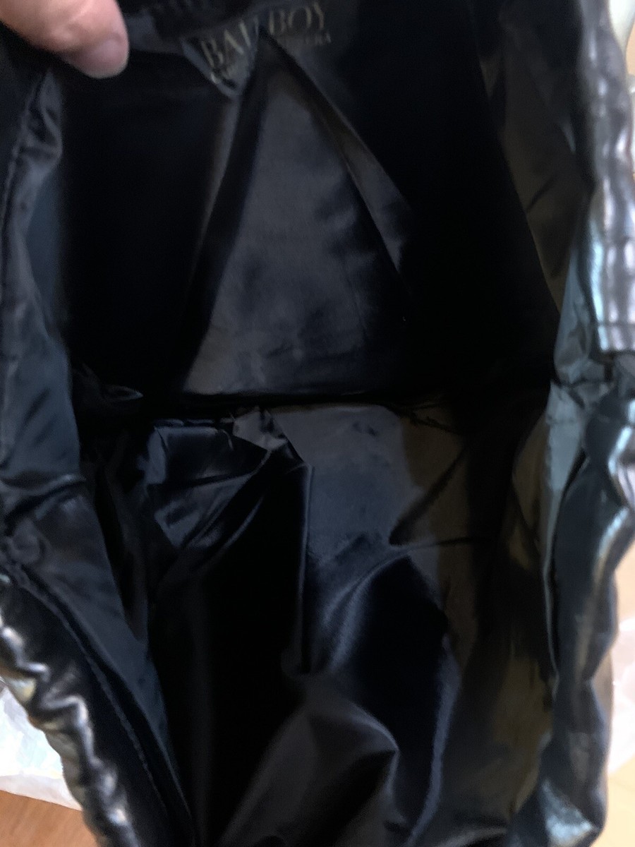 Carolina Herrera Black Bad Boy Draw String lighting Bolt  display picture 1